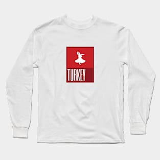 Turkey Country Symbols Long Sleeve T-Shirt